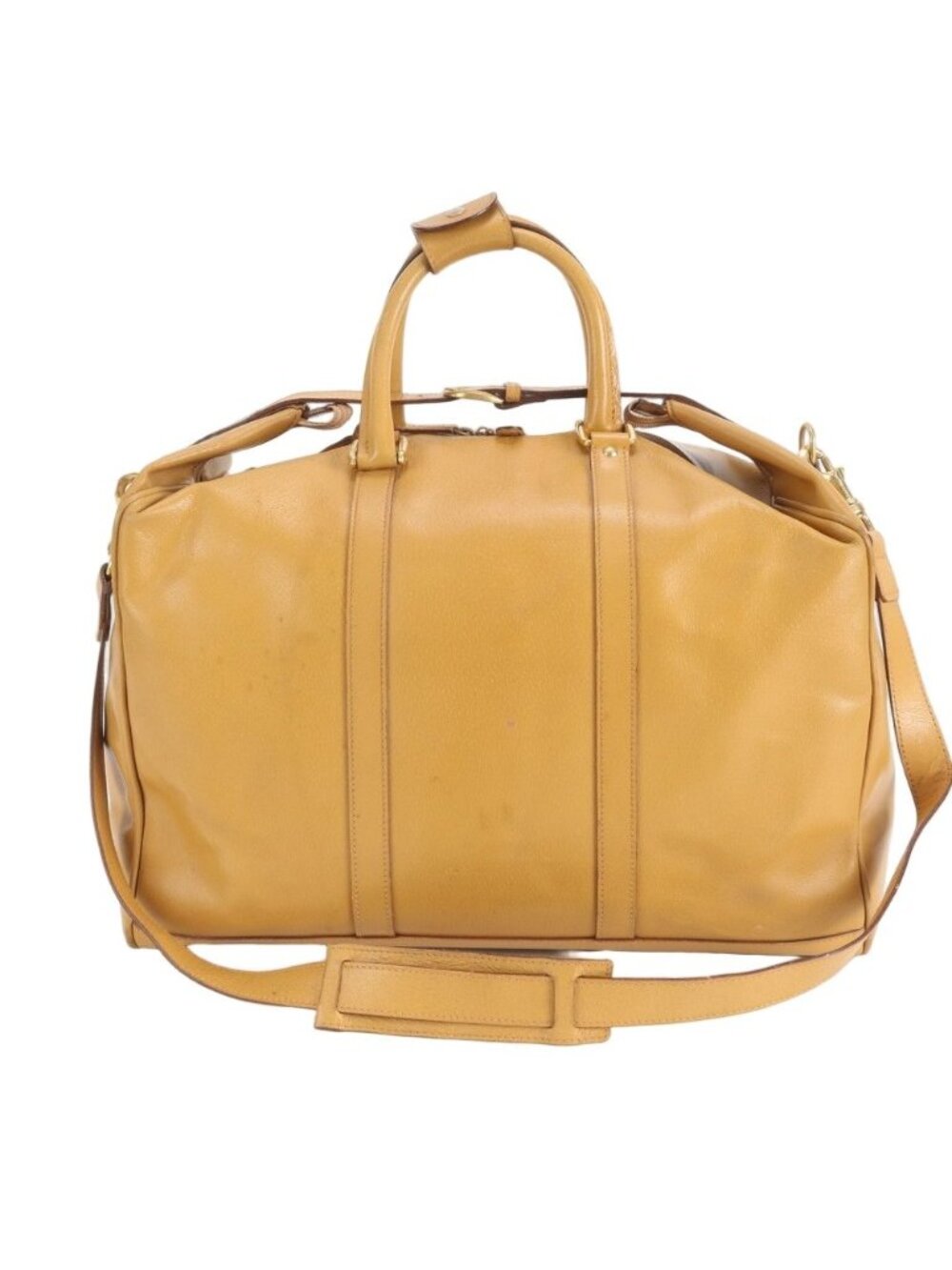 Gucci Leather 2-Way Boston Bag Crossbody Business Travel Tote Shoulder Messenger - Picture 1 of 11